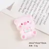 Accesorios de Resina para Manualidades de Dibujos Animados Joyería Animales Vivos Pegamento de Crema Pasador Funda de Teléfono Móvil Hebilla de Zapato Llavero Colgante con