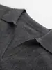 2025 Novo Outono e Inverno Gola Polo Suéter Solto Veludo de Montanha Tricô para Mulheres Estilo Coreano Cor Lisa Tricô Quente