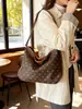 Bolsa Tote de Braço de Luxo Leve para Presbiopia Feminina 2025 Nova Bolsa de Ombro Transversal Estampada Retro para o Trabalho