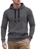 Ropa para Hombre Top Jacquard Talla EU Amazon Primavera Otoño Nuevo Casual Holgado Deportivo Color Sólido Sudadera con Capucha
