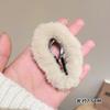 Otoño e Invierno Nuevo Clip de Felpa Ruth Mismo Estilo Clip de Nube Bb Temperamento Simple Clip Lateral Clip de Flequillo Horquilla para Cabello Roto