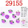 Brinquedo de Comida Maçã Colorida Realista Tridimensional Pingente de Fruta Brincos Doces Fofos Feitos à Mão Pulseira Acessórios DIY