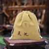 Bolsa de Algodón Gruesa de Doble Capa con Cordón para Almacenamiento, Bolsa para Joyería, Bolsa de Tela para Empaque de Juego de Té