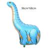 Nuevo Globo de Película de Aluminio de Dinosaurio Tiranosaurio Raptors Fiesta de Dinosaurios Modelado Actividad Globo de Fiesta