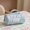 Estuche Simple Estilo Coreano Personalizado para Estudiantes al Inicio del Ciclo Escolar, Aspecto de Alta Calidad, Gran Capacidad, Linda Bolsa de Cosméticos, Bolsa de Almacenamiento Portátil