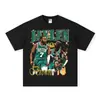 Camiseta Popular Estilo Americano Modelo Nuevo 2026 con Estampados de Irving, Kobe, Curry, Jersey de Baloncesto Manga Corta Cuello Pequeño