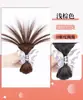 Pinza para el Cabello de Moda con Diseño de Plumero para Mujer, Nuevo Estilo 2024, Pinza de Garra Falsa para Moño de Cabello para la Parte Posterior de la Cabeza, Accesorio para el Cabello