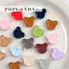 Accesorios para Joyería DIY Oso Lindo de Acrílico con Agujero Recto Botones Cuentas Tocado Hecho a Mano Accesorios DIY Accesorios Colgantes