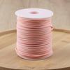 50 yardas/rollo cuerda de terciopelo de cuero flor material de embalaje correa para embalaje de regalo floral 3 mm de ancho cuerda de terciopelo de ciervo de alta calidad