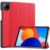 Funda protectora para Redmi Pad SE 8.7 2024, funda de cuero anticaída, funda trasera ultrafina con soporte triple, cubierta trasera completa