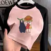 Camiseta Base de Cuello Redondo para Niños Ropa Interior de Bebé Polar Térmico Ropa de Otoño/Invierno para Niñas Camiseta de Manga Larga con Bloques de Color Top Casual