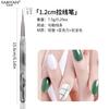 Guofeng Tinta y Lavado Tinte Pluma para Uñas Traje Arte de Uñas Fototerapia Pluma Pincel para Pintar Tallo Pluma Herramientas para Arte de Uñas