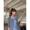 Estilo literário de Nova York ~ top de malha de linho em camadas inteligente, sexy e sem esforço chique para mulheres