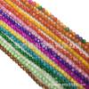 Concha de agua dulce cuentas redondas irregulares 4mm siete colores cuentas sueltas collar pulsera accesorios manualidades diy cuentas de concha al por mayor
