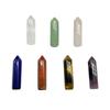 Columna Hexagonal de Jade Cristalino Natural con Punta Única Juego Irregular de 7 Piezas Caja de Regalo Venta al por Mayor Amazon Producto Terminado