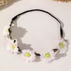 Accesorios para el cabello de niñas europeos y americanos transfronterizos, diseño minimalista de nicho, colorida decoración floral, diademas lindas para niños