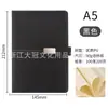 Set de Cuaderno con Hebilla de Imitación de Cuero A5Pu Bloc de Notas para Registro de Reuniones Cuaderno Engrosado para Oficina Negocios Venta al por Mayor
