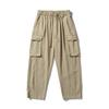 Otoño e Invierno Engrosado Resistente al Desgaste y Duradero Estilo Americano Retro Algodón Lavado Pesado Suelto Talla Extra Pantalones Casuales Rectos para Hombre