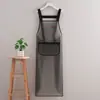 Delantal de Manga Larga Sin Lavado para Cocina Casera, Bata de Cocina para Adultos, Ropa de Trabajo Impermeable y a Prueba de Aceite para Barbería