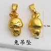 Cor Duradoura Ouro Areia Vietnamita Esmalte de Alto Brilho Pingente dos Doze Signos Acessórios para Colar Pulseira DIY Feitos à Mão