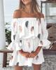 2026 Sitio Independiente de Amazon Transfronterizo Europeo y Americano Vestido Sexy de Moda con Estampado de un Hombro Ropa para Mujer en Stock