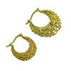 Accesorios DIY Cesta de Flores Pendientes Colgantes Pendientes Collar Colgante Latón Cobre Embrión Fundición Estéreo Joyería de Cobre Fundido
