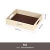 Set de Artículos de Cuero para Hotel Caja de Pañuelos de Piel Sintética con Acabado de Madera Bandeja Soporte para Control Remoto Set de Almacenamiento para Restaurante Hotel Venta al por Mayor