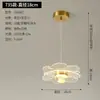 Nueva Lámpara de Flor de Loto Mariposa para Escaparate de Showroom, Arte Creativo y Personalizado, Barra de Bar de Lujo Ligero, Lámpara Colgante Pequeña de Línea Larga para Mesita de Noche de Dormitorio