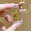Adesivos de Celular de Ouro Puro: Princesa, Que Você Fique Rica, A Boa Sorte Vem em Ondas, A Riqueza Vem em Ondas, Adesivos Dourados como Presentes