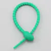 Cuerda de silicona brida de silicona cable de silicona extensible suave cordón para llavero material para colgante de bolsa de juguete de muñeca DIY