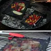 Atacado Transfronteiriço da Amazon Bolsa de Rede Antiaderente de Teflon para Churrasco Resistente a Altas Temperaturas para Assar Legumes