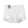 Algodón Crudo Clase A Estilo Nuevo Mujer Cintura Media Blanco Puro Algodón Puro 7A Transpirable Ropa Interior Femenina Cómoda Calzones Antibacterianos de Seda
