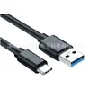 Cable de datos USB 3.0 tipo C, corriente estándar de 3A, 9 núcleos, doble blindaje, para carga de teléfono móvil y tableta