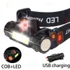 Linterna frontal de luz fuerte con carga, súper brillante, de largo alcance, ultraligera para exteriores, tamaño pequeño, multifuncional, faro LED para el hogar