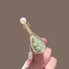 Horquilla Pipa Flor Guofeng para Mujer Clip Lateral Nicho Clip para Flequillo Clip Creativo para Cabello Suelto Horquilla Antigua Tocado Femenino