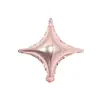 Globos de Película de Aluminio de Estrella de Cuatro Puntas de 10 Pulgadas Decoración para Fiesta de Cumpleaños de Bebé Arreglo para Celebración de Boda Globo de 10 Colores Venta al por Mayor