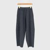 Pantalones Casuales 100% Lana para Mujer Primavera y Otoño 2024 Nuevos Cintura Elástica Cadera Amplia que Cubre Silueta Estéreo Pantalones Tipo Zanahoria