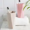 Porta-escova de dentes de palha de trigo, copo de escova de dentes para casa, conjunto de copos de lavagem para casal, copo de escova de dentes simples em forma de diamante, copo de enxaguante bucal criativo