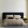 Freemonde Cor Pura Fio Ultra Fino Tencel Algodão Escovado Roupa de Cama Conjunto de Quatro Peças Luxo Acessível de Alta Qualidade Capa de Edredom Outono e Inverno