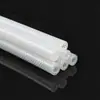 Mangueira trançada de silicone personalizada, transparente, macia, resistente a alta pressão e alta temperatura, mangueira de malha trançada para pulverizadores e dispensadores de água