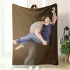 Manta de siesta estampada, Manta de franela estilo Ins definitiva, Venta directa del fabricante, Temática de hockey sobre hielo, Partido de liga estampado I