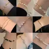 Pulsera de Lujo Ligero Diseño Nicho Ins Pulsera Celebridad de Internet para Mujer Estilo Coreano Combinable Simple Moda Pulsera Personalizada