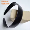 Diadema Flor de Horquilla Base para Manualidades Material de Tela Completa Accesorio para el Cabello Diadema Negra Versión Coreana Tela Sencilla Negro Coreano y Japonés