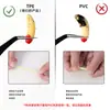 Cebo Falso Luya Gusano Suave Pesca Carpa Crucian Pequeña Cabeza Roja Gusano de Pan Boca de Caballo Micro Raya Blanca Equipo de Pesca Suministros