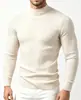 2026 Comércio Exterior Outono e Inverno Novo Suéter Masculino Gola Alta Tricô Trançado Tamanho Grande Moda Casual Pulôver Top
