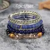 Bohemio Fresco Artístico Multicolor Personalidad Viaje Pulsera de Cristal con Cuentas para Mujer Cuentas Nuevo Ligero Lujo Nicho