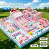 Parque Castelo Inflável Grande ao Ar Livre Duplo Tobogã Trampolim Comércio Exterior Transfronteiriço Castelo Inflável Pula-Pula Infantil Equipamento de Diversão