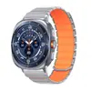 Aplicável para Samsung Watch Ultra2 Pulseira Magnética de Silicone Samsung Ultra Pulseira Magnética de Silicone Bicolor
