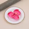 Cabeza de flor artificial, tocado de flor de Phalaenopsis, horquilla para el cabello, hecha a mano, bricolaje, pastel, mesa de postres, flor de seda decorativa al por mayor