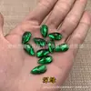 Gota d'água acrílica fundo plano furo duplo furadeira acessórios de vestuário vestido de noiva pedido manual material de furadeira acessórios furadeira 17 cores
